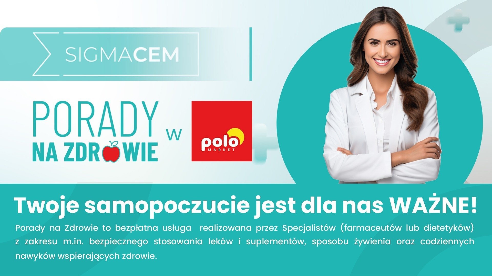 Bezpłatne konsultacje z farmaceutą i dietetykiem. POLOmarket uruchamia „Porady na Zdrowie”