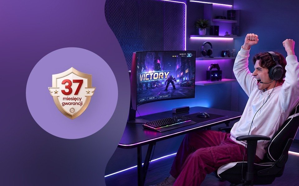 Aż 1125 dni pełnej gwarancji na wybrane monitory gamingowe LG UltraGear OLED