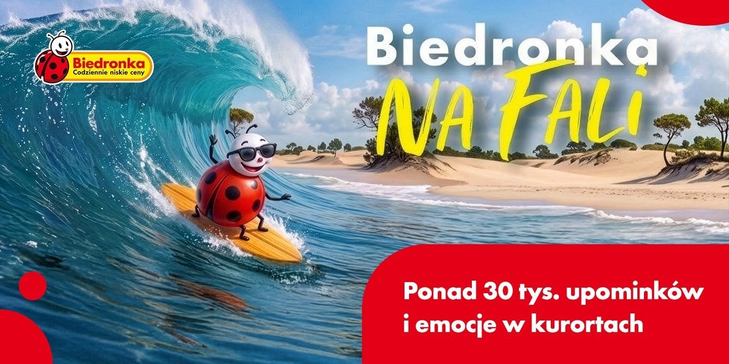Półmetek „Biedronki na fali”. Ponad 30 tys. upominków i emocje w kurortach