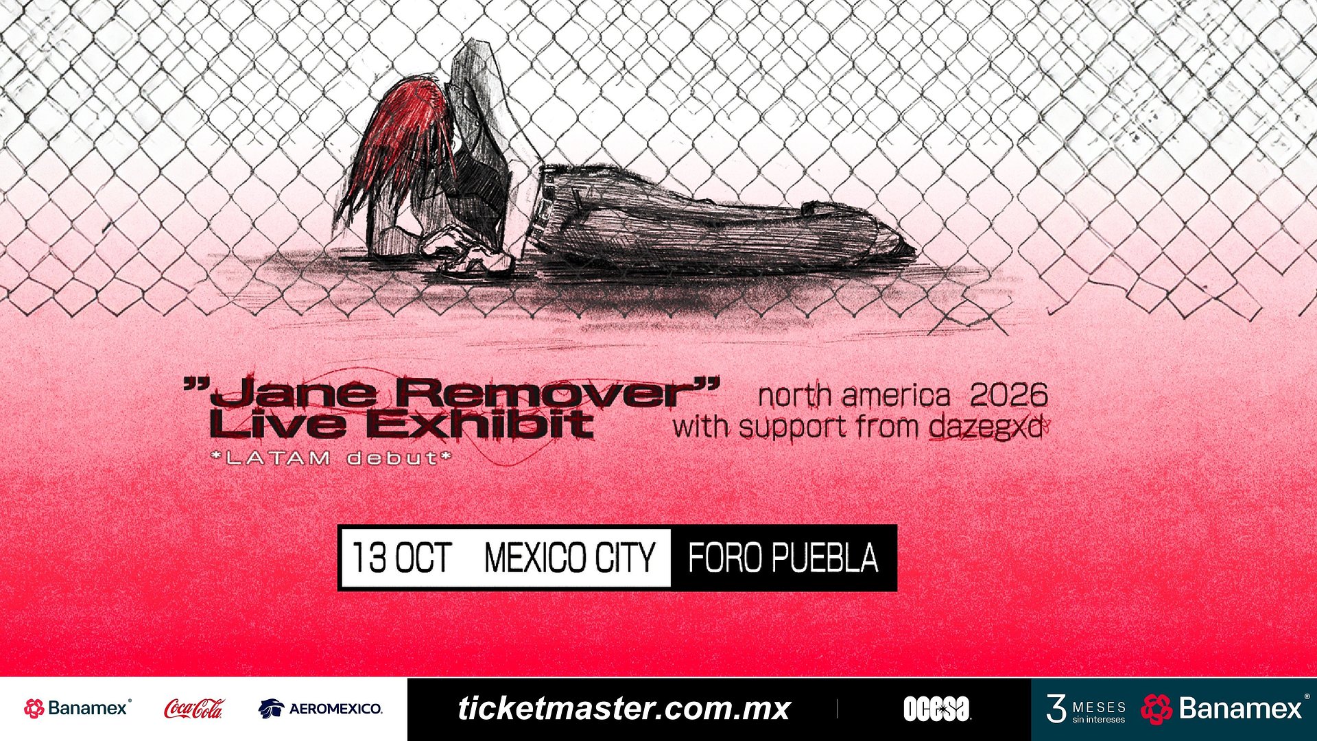 LA REVOLUCIÓN QUE REDEFINIÓ LOS GÉNEROS LLEGA A LA CDMX: JANE REMOVER ANUNCIA SHOW EN EL FORO PUEBLA