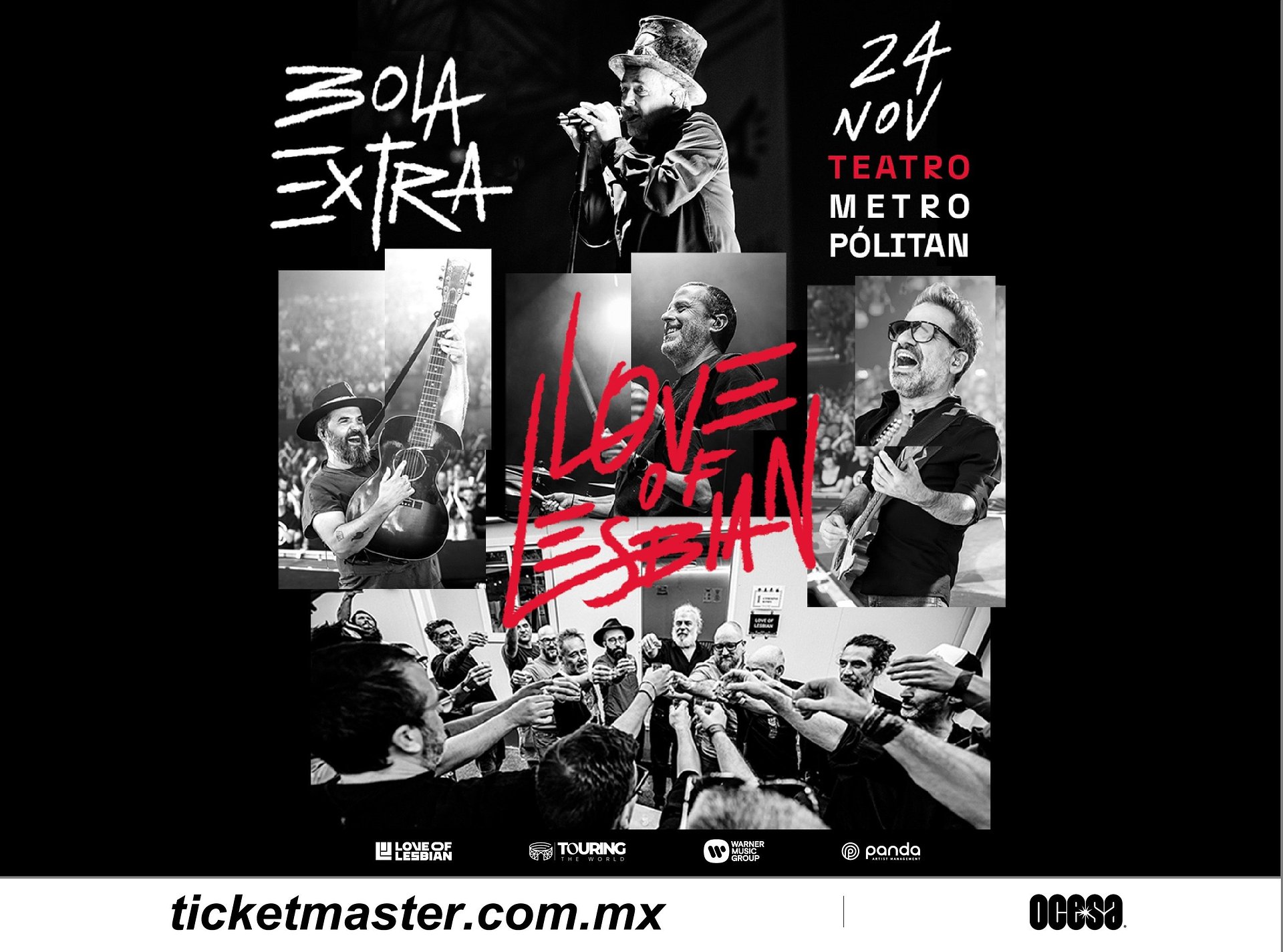 Luego de agotar el Auditorio Nacional, Love Of Lesbian, anuncia nuevo y último show en la CDMX