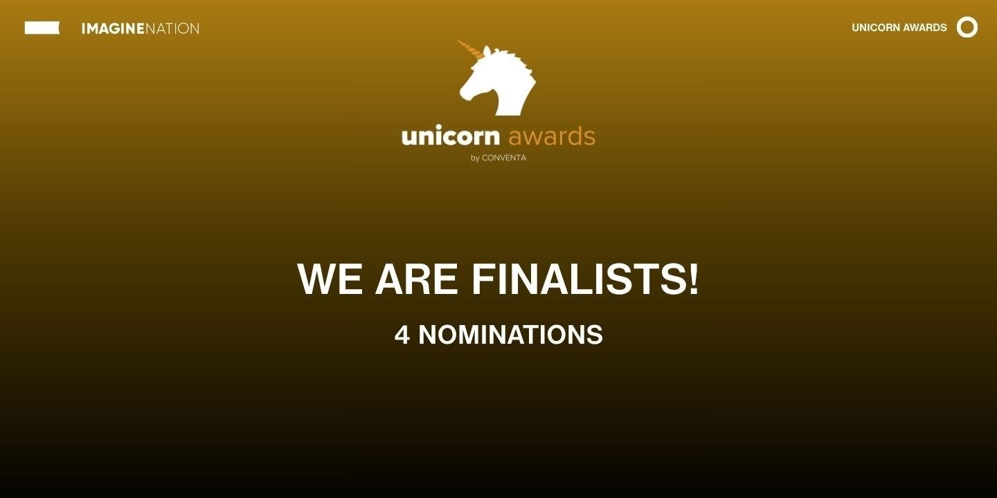 Imagine Nation z 4. nominacjami w UNICORN AWARDS 2026!