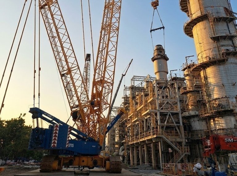 Sarens executes safe dismantling of PTT Asahi petrochemical plant in Map Ta Phut, Rayong