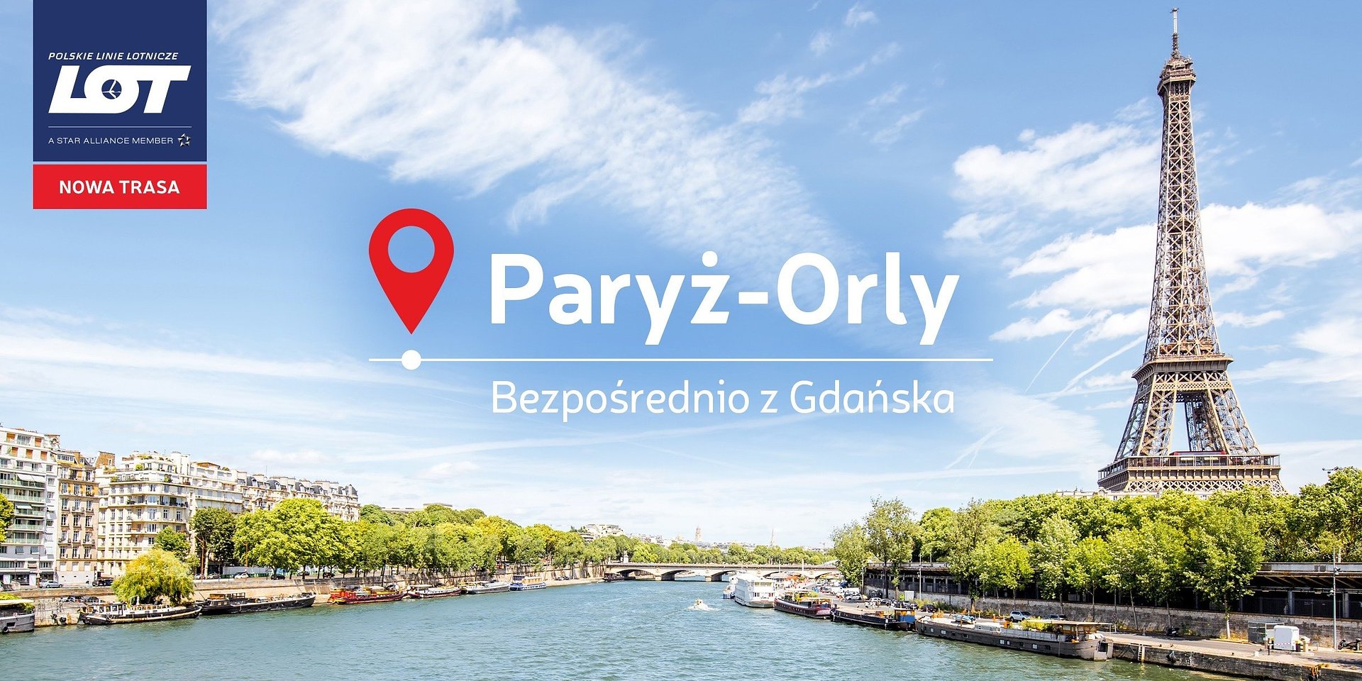 Nowy kierunek PLL LOT z Gdańska. Bezpośrednio do Paryża-Orly