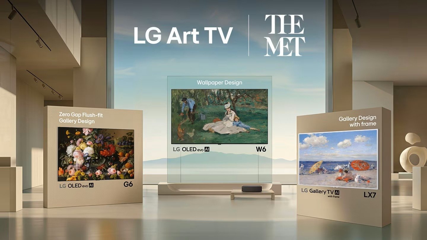 LG Electronics przenosi arcydzieła z muzeum The Met do salonów dzięki usłudze LG Gallery+