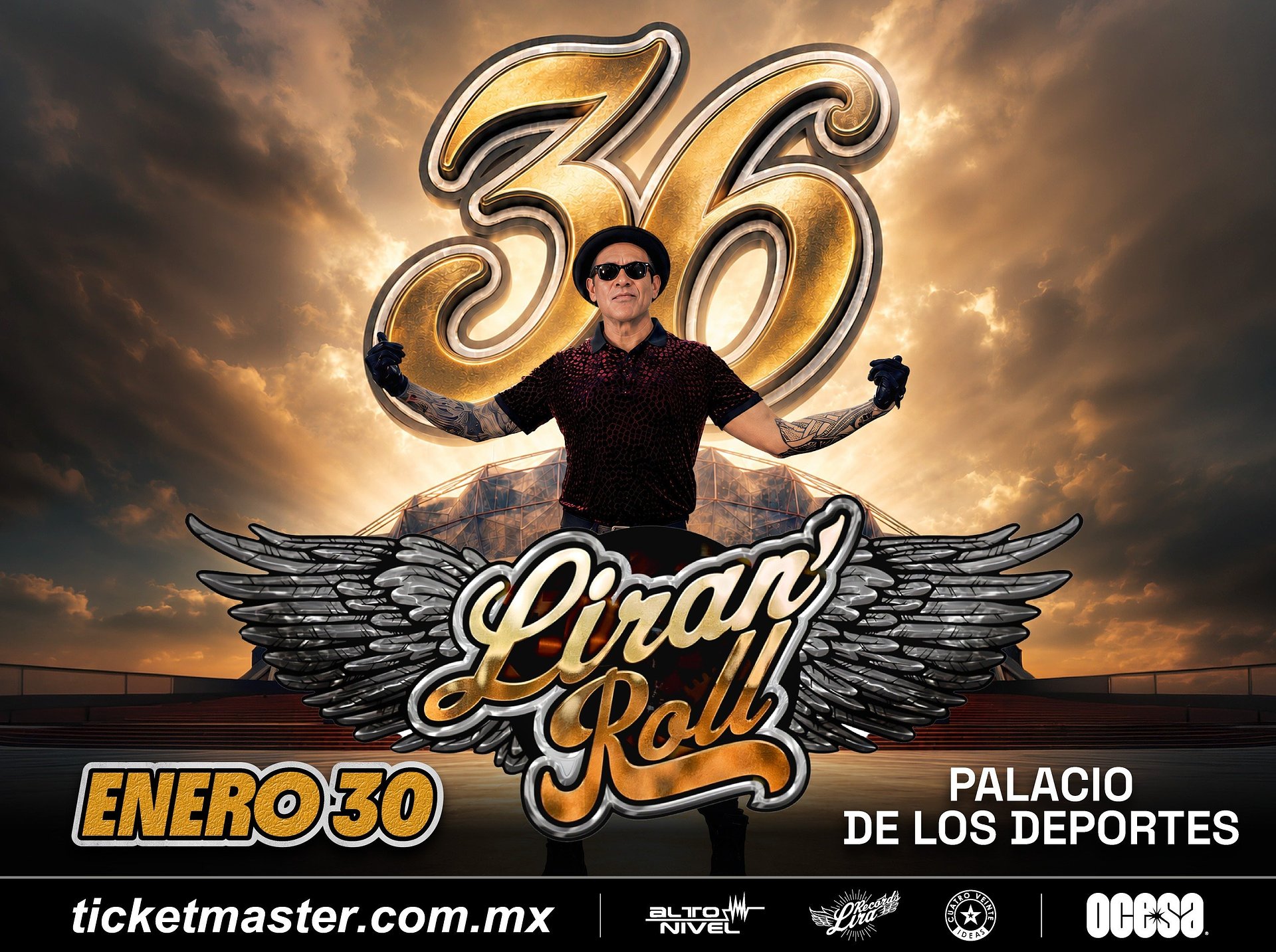 Con más de tres décadas de rock urbano, Liran' Roll, llegará al Domo de Cobre
