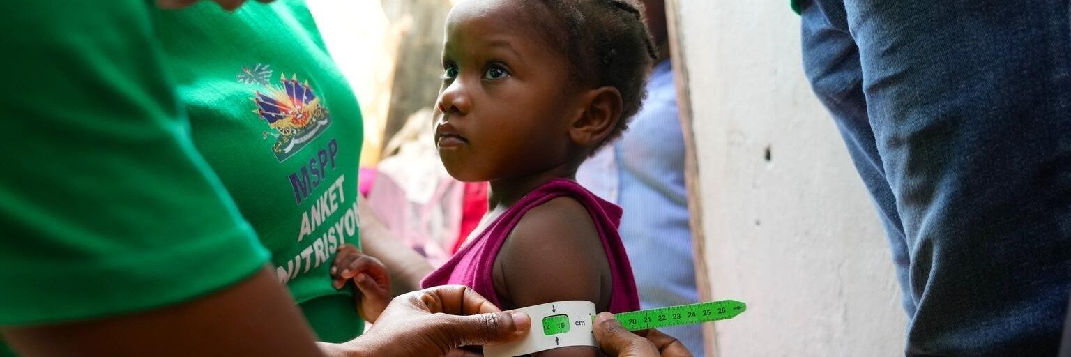 Prawie co trzynaste dziecko poniżej 5. roku życia na Haiti cierpi z powodu ostrego niedożywienia