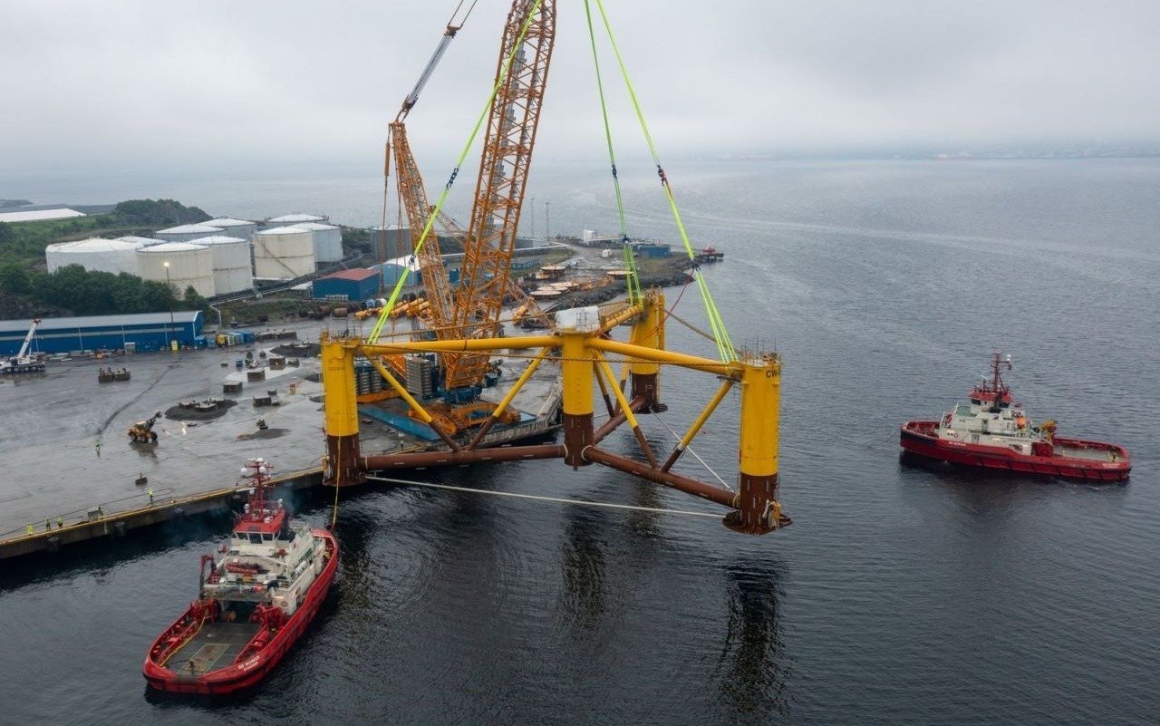 Sarens plays a key participation on the development of the Culzean Floating Wind Project in Norway