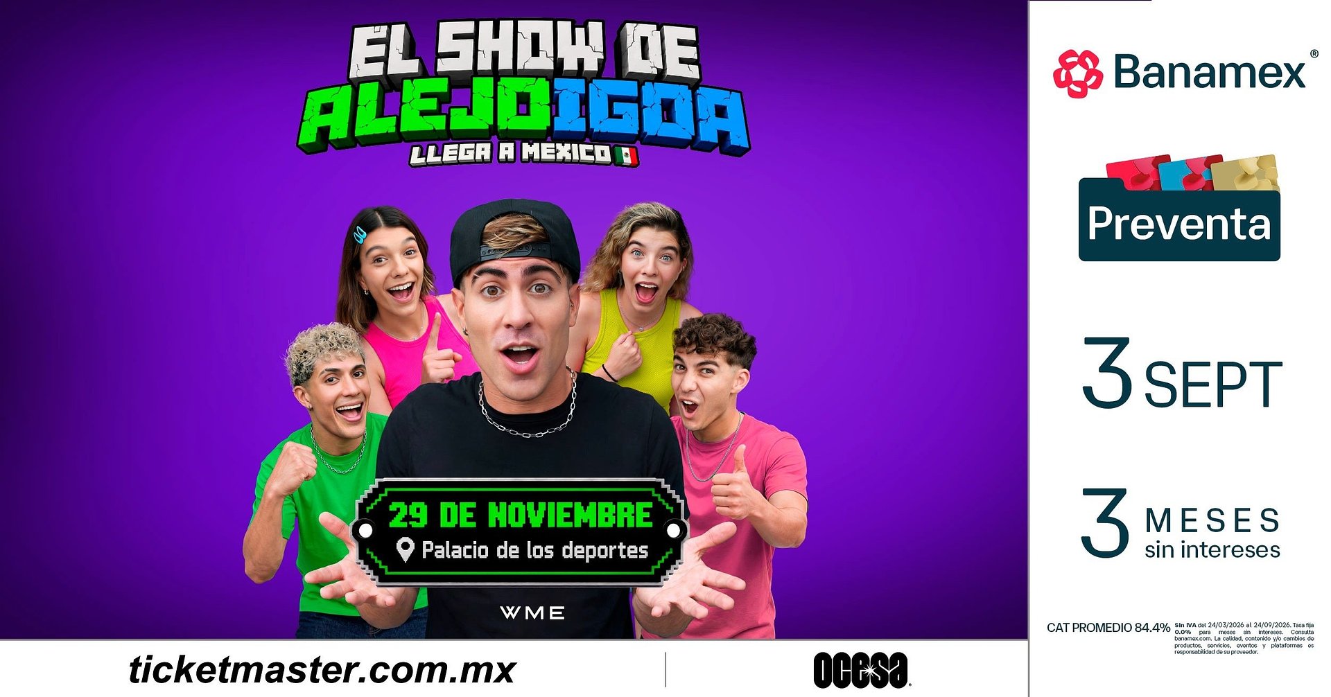 Alejo Igoa, el youtuber en español más grande del mundo, traerá su show a México