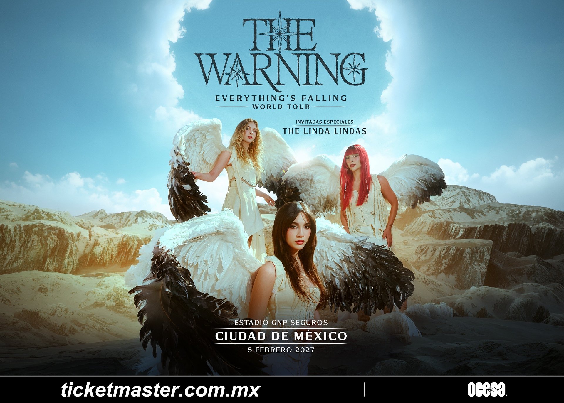 The Warning confirma su impacto global y llegará por primera vez al Estadio GNP Seguros para presentar Everything's Falling