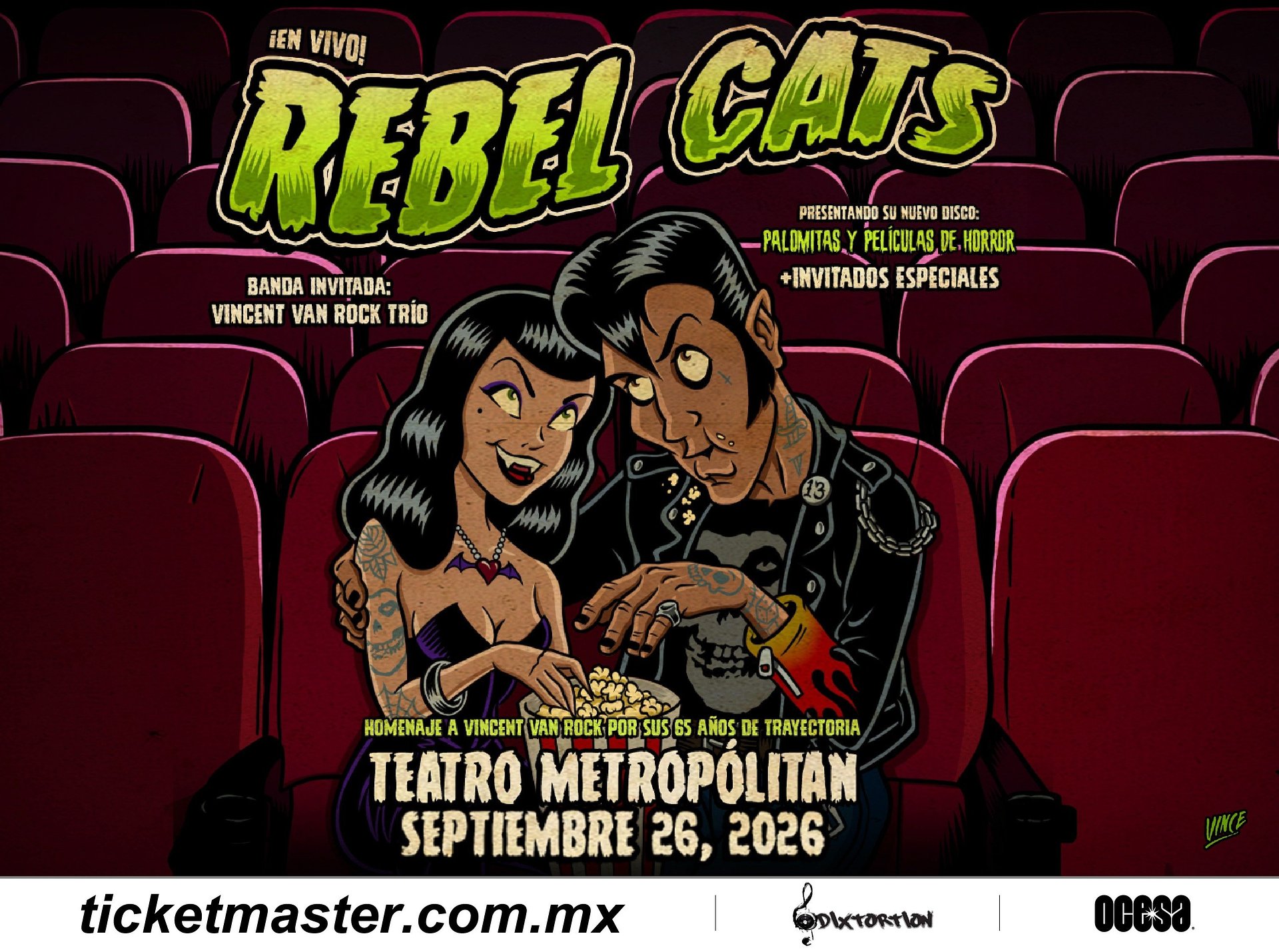 Invitación Conferencia de Prensa Rebel Cats