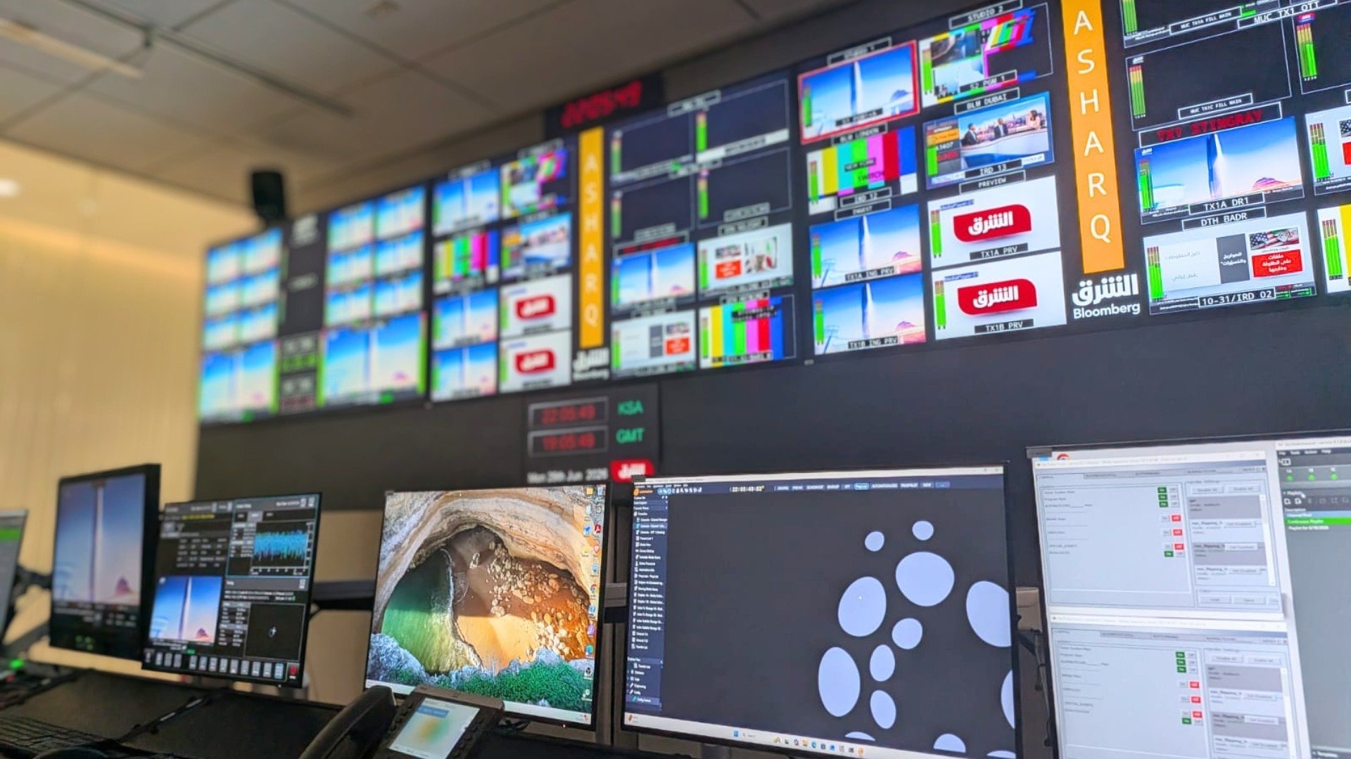 Asharq migrates extended channel line-up to Pebble playout
