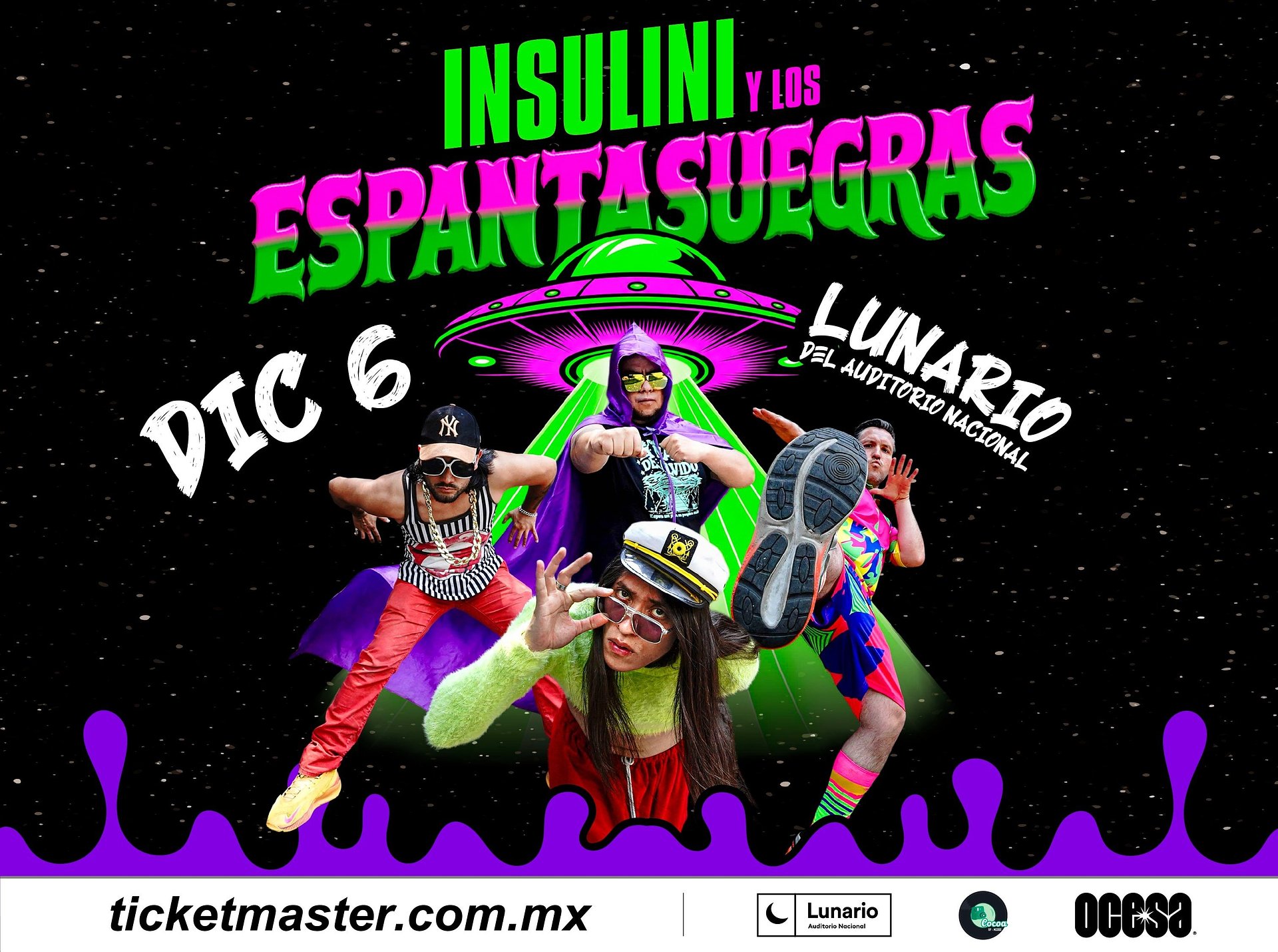 Insulini y Los Espanta Suegras llegarán al Lunario con licuadora de géneros musicales