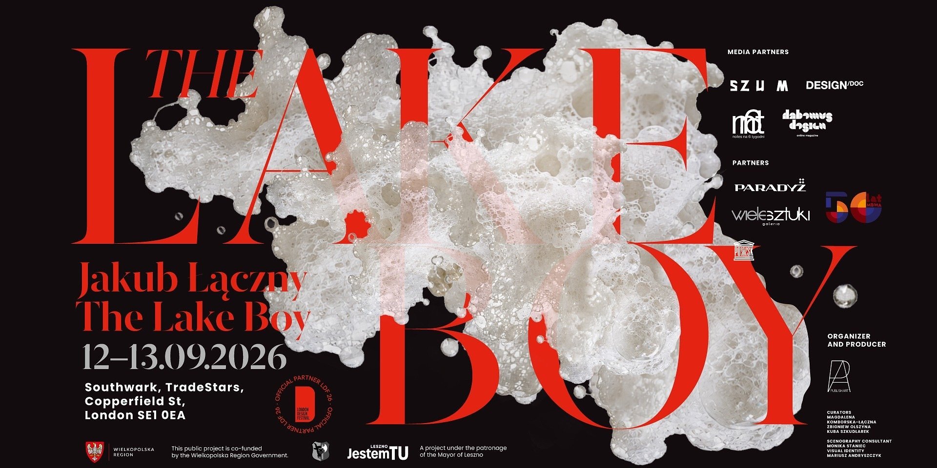 THE LAKE BOY Jakuba Łącznego z płytkami marki PARADYŻ na London Design Festival 2026
