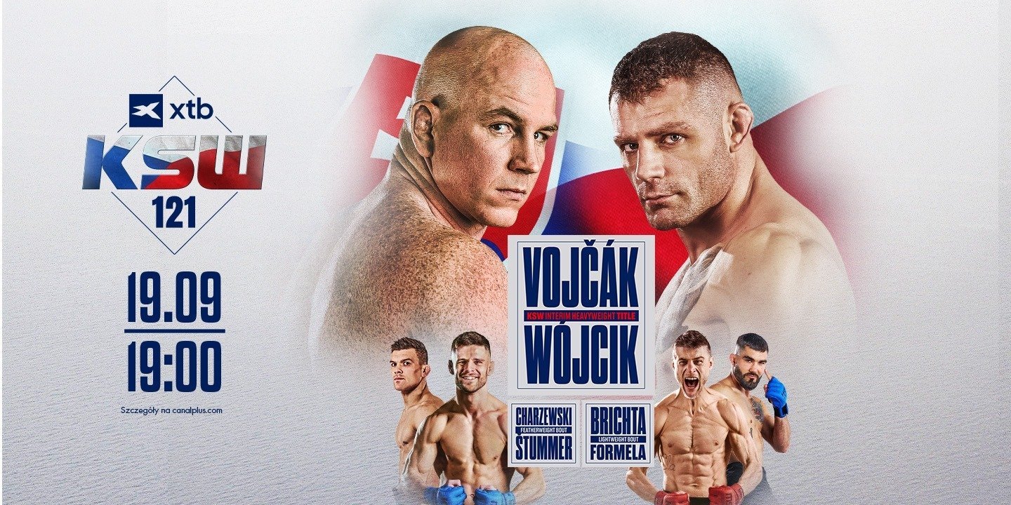 Już jutro XTB KSW 121: Vojčák vs Wójcik na żywo tylko w CANAL+!