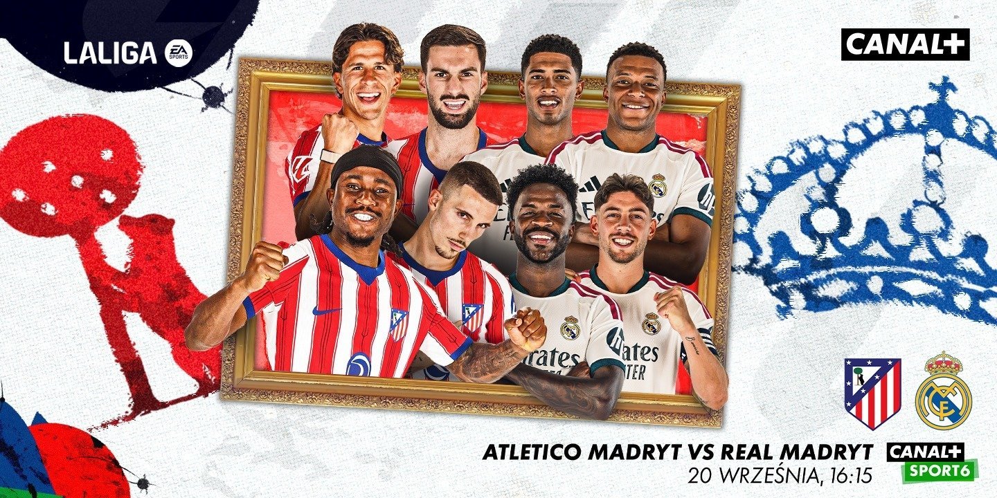 Derby Madrytu, czyli Atlético vs Real w Hiszpańskiej sztuce futbolu. Oglądaj tylko w CANAL+!