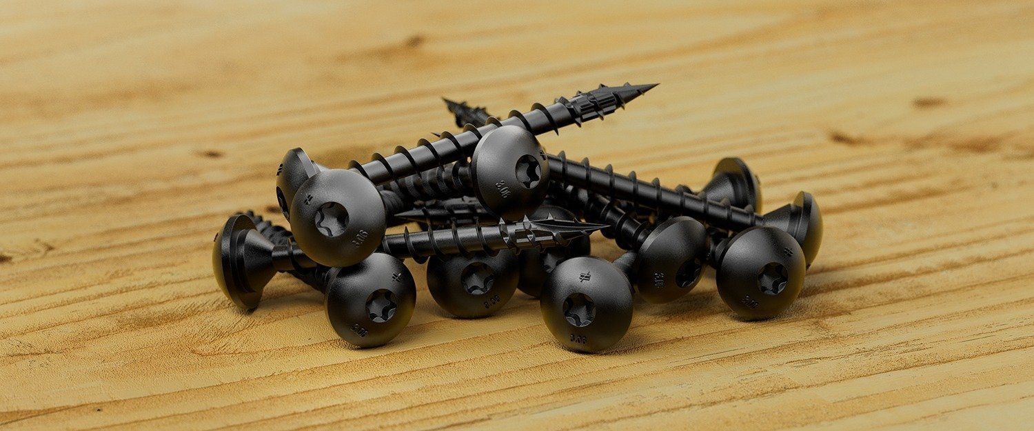 Simpson Strong-Tie Expands Outdoor Accents Decorative Hardware Line with New Button-Head Connector Screw