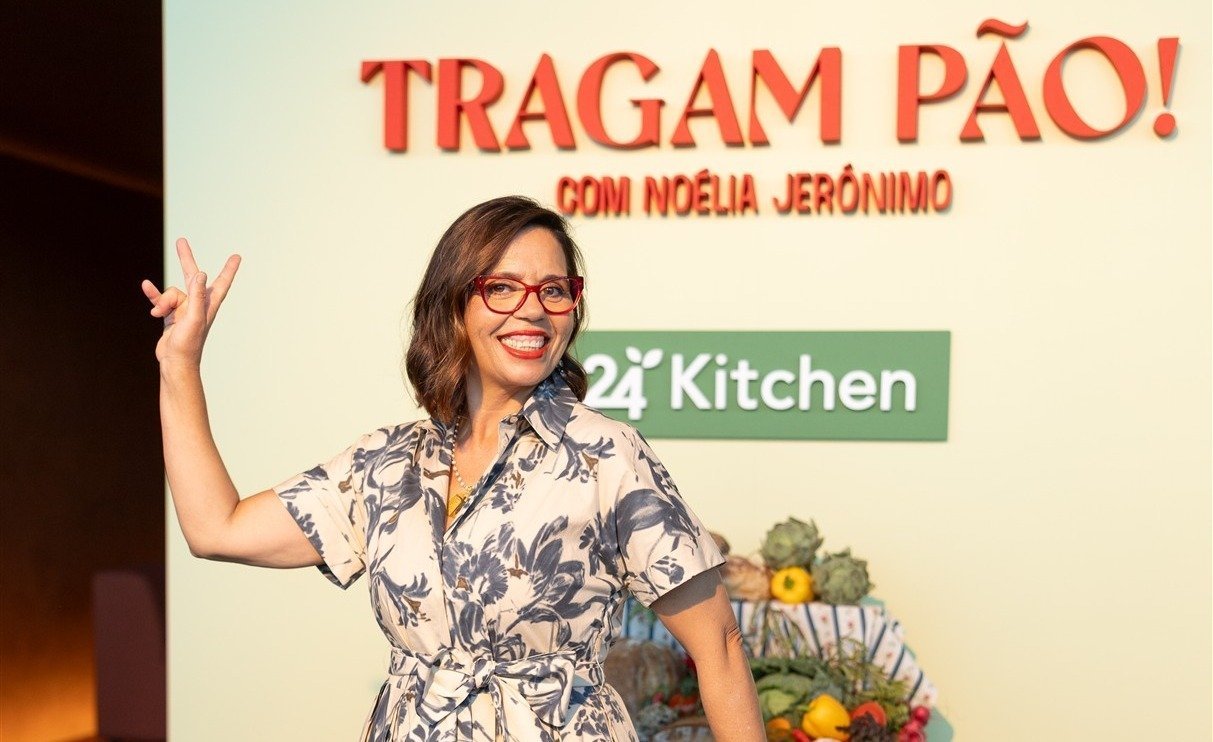 Estreia de Noélia Jerónimo no 24Kitchen junta famosos no evento de "Tragam Pão!"