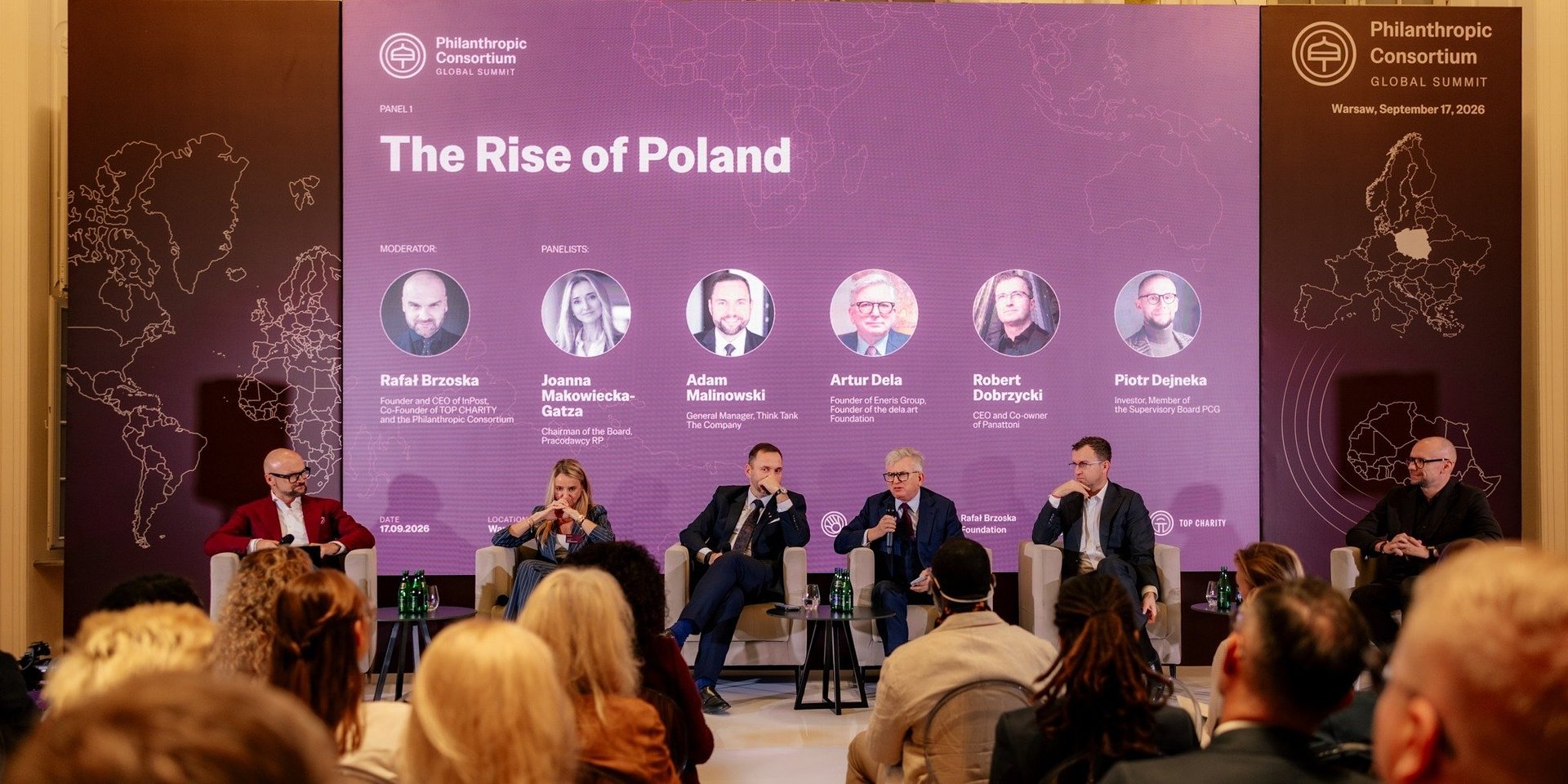 Światowi liderzy filantropii zgromadzili się w Warszawie z okazji pierwszego w historii Philanthropic Consortium Global Summit