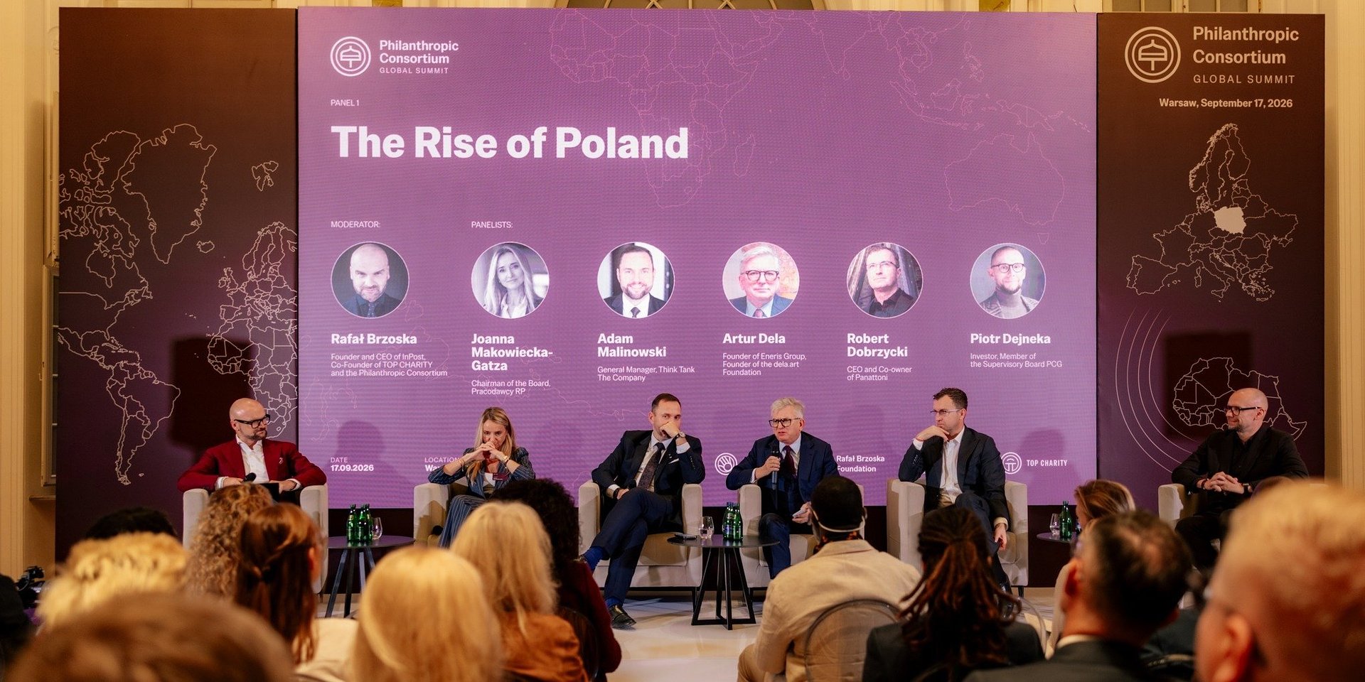 Global leaders in philanthropy convened in Warsaw to mark the first ever Philanthropic Consortium Global Summit.