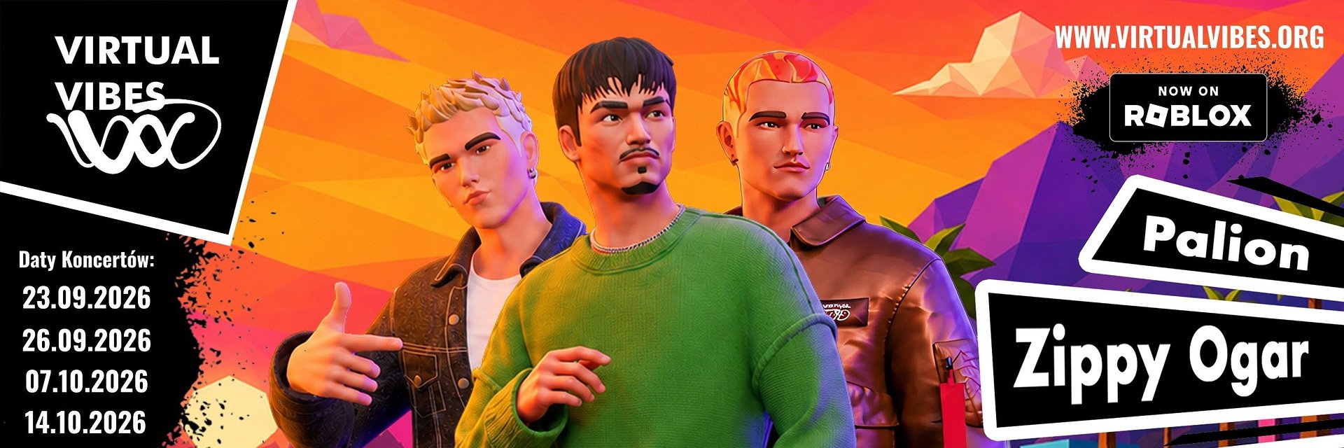 Już jutro startuje festiwal Virtual Vibes w grze Roblox. W line-upie: Eryk Moczko, Zippy Ogar i Palion