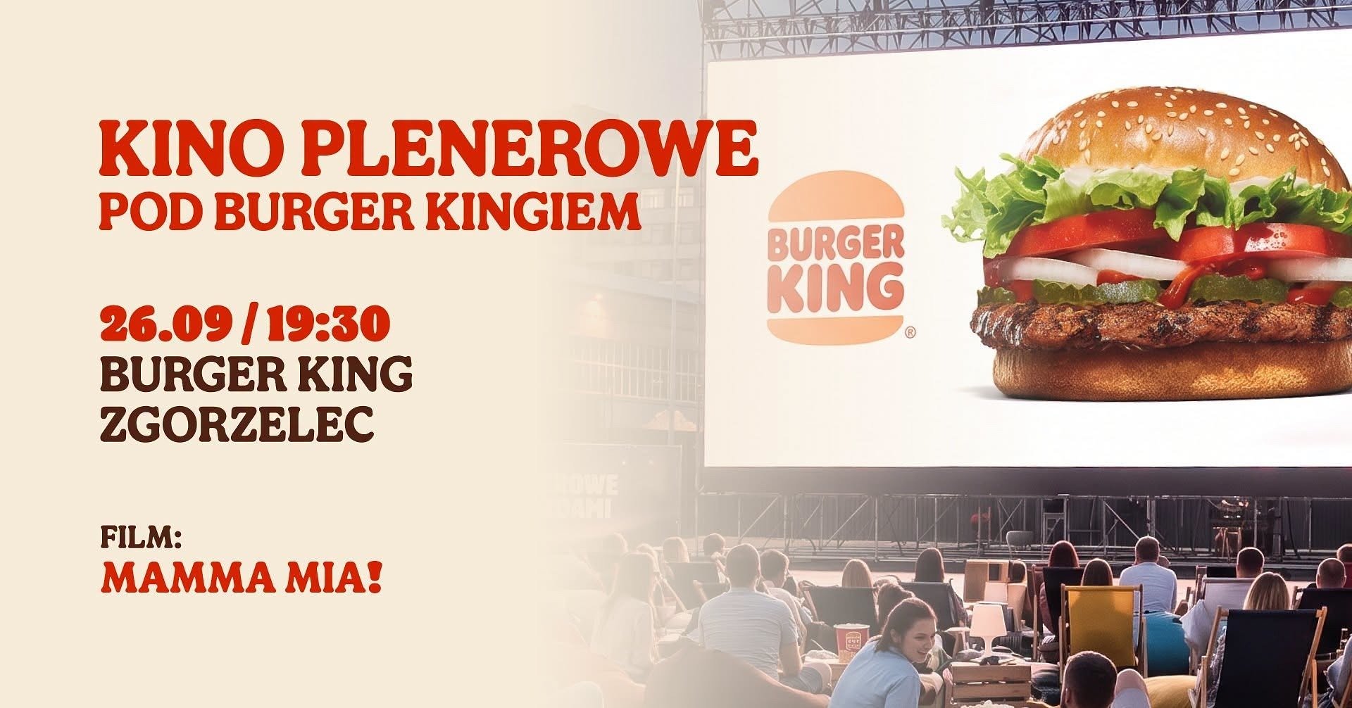 Wystartowało kino plenerowe Burger King® w Zgorzelcu. Mieszkańców czeka królewski repertuar