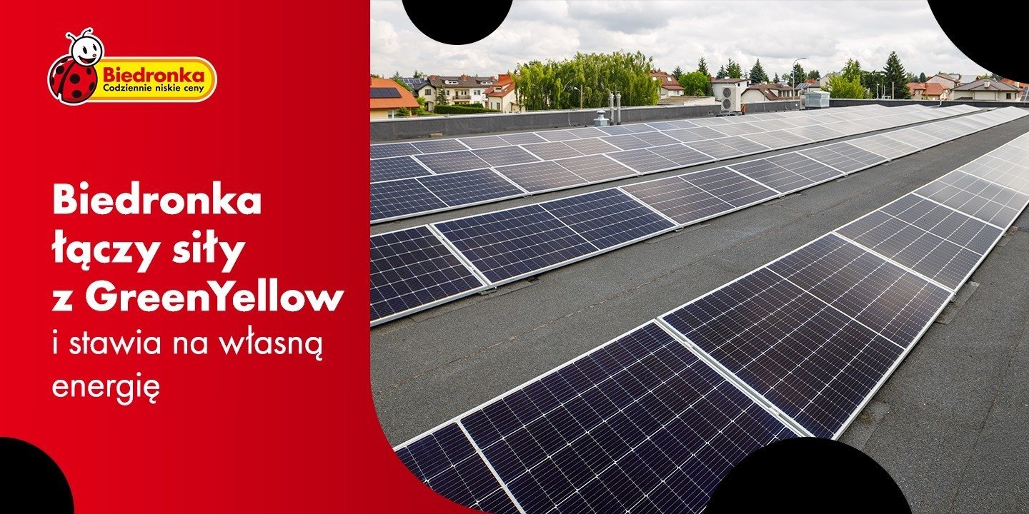 Biedronka łączy siły z GreenYellow i stawia na własną energię