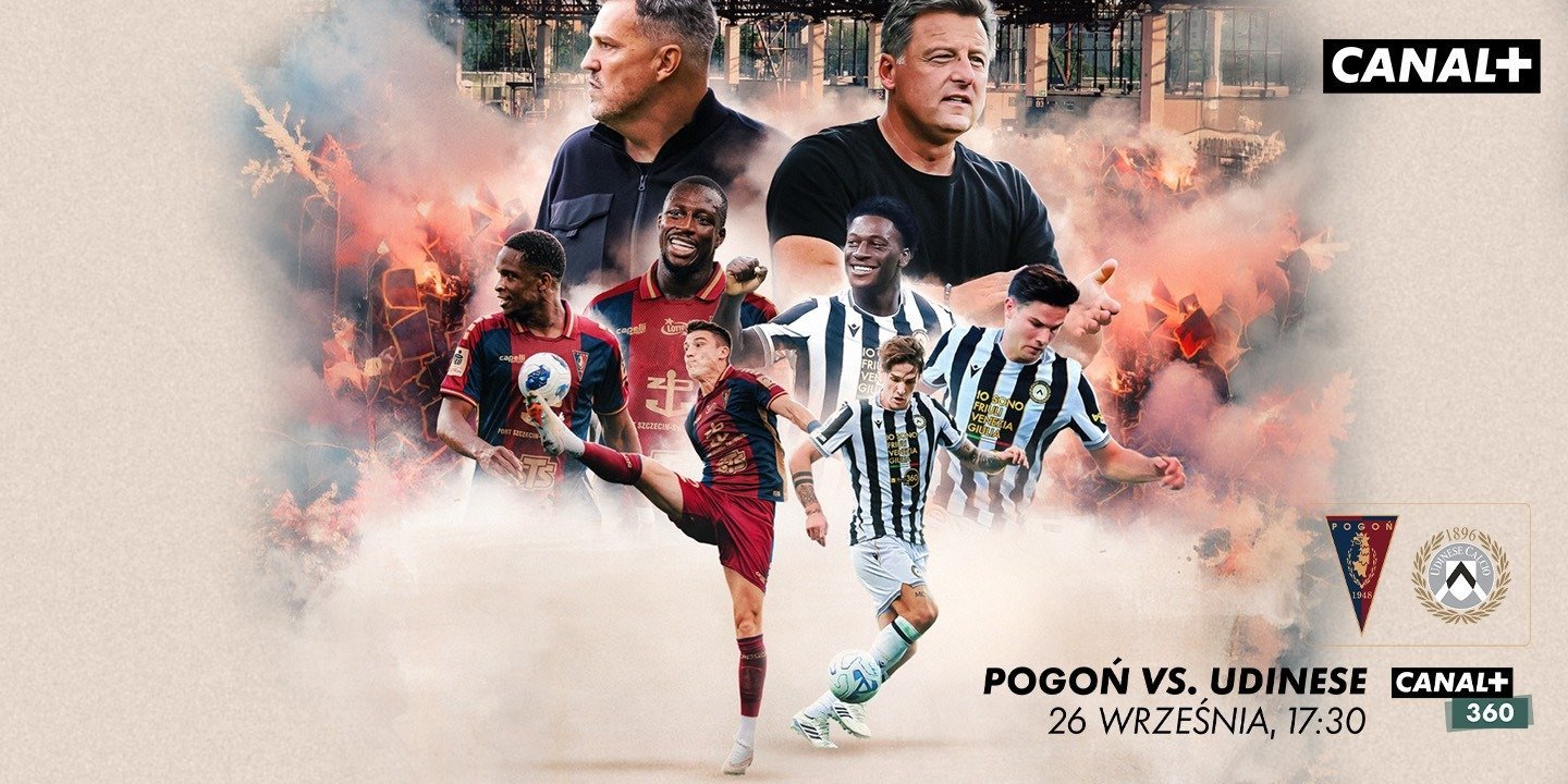 Pogoń Szczecin – Udinese. „Mecz dla Dymka 2.0” na żywo w CANAL+!