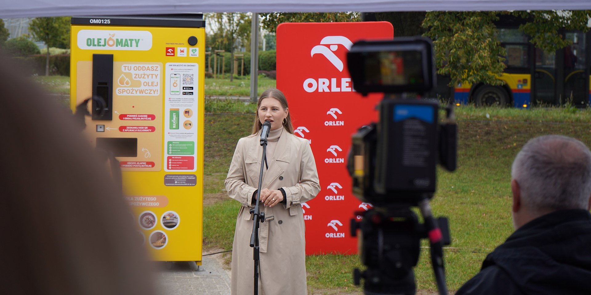 Pierwszy Olejomat na stacji paliw ORLEN. Zużyty olej spożywczy zyska drugie życie