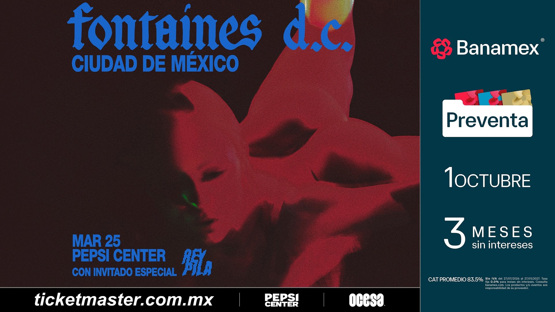 FONTAINES D.C PONE FIN A LA ESPERA: EL FENÓMENO IRLÁNDES LLEGA AL PEPSI CENTER CON DOPAMINE CHAMBER