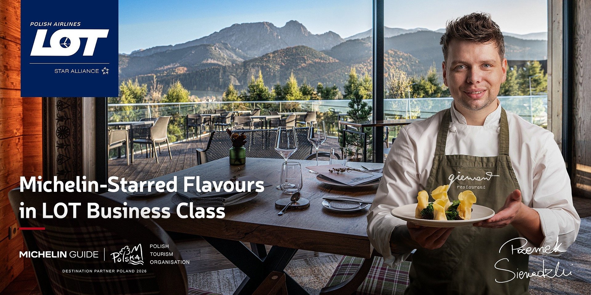 LOT Polish Airlines introduces the third edition of the "Michelin-Starred Flavours in LOT Business Class" project