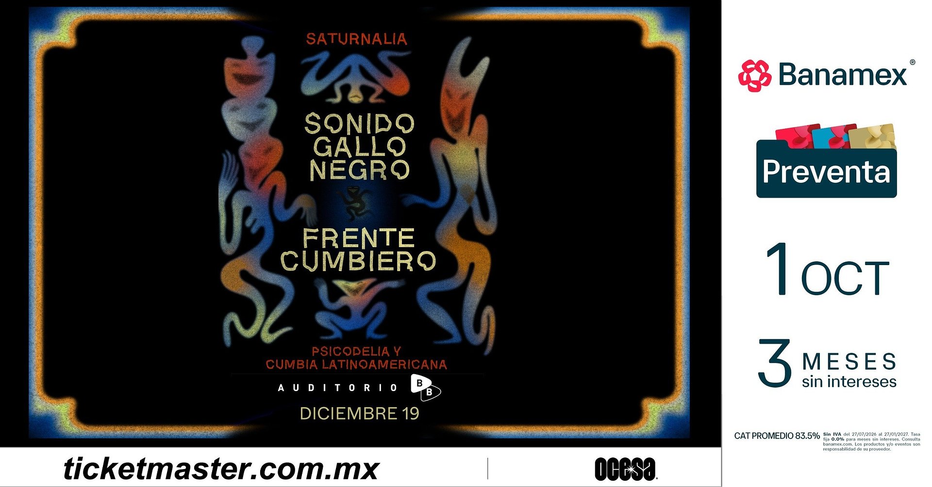 Sonido Gallo Negro y Frente Cumbiero se reunirán en un mismo escenario