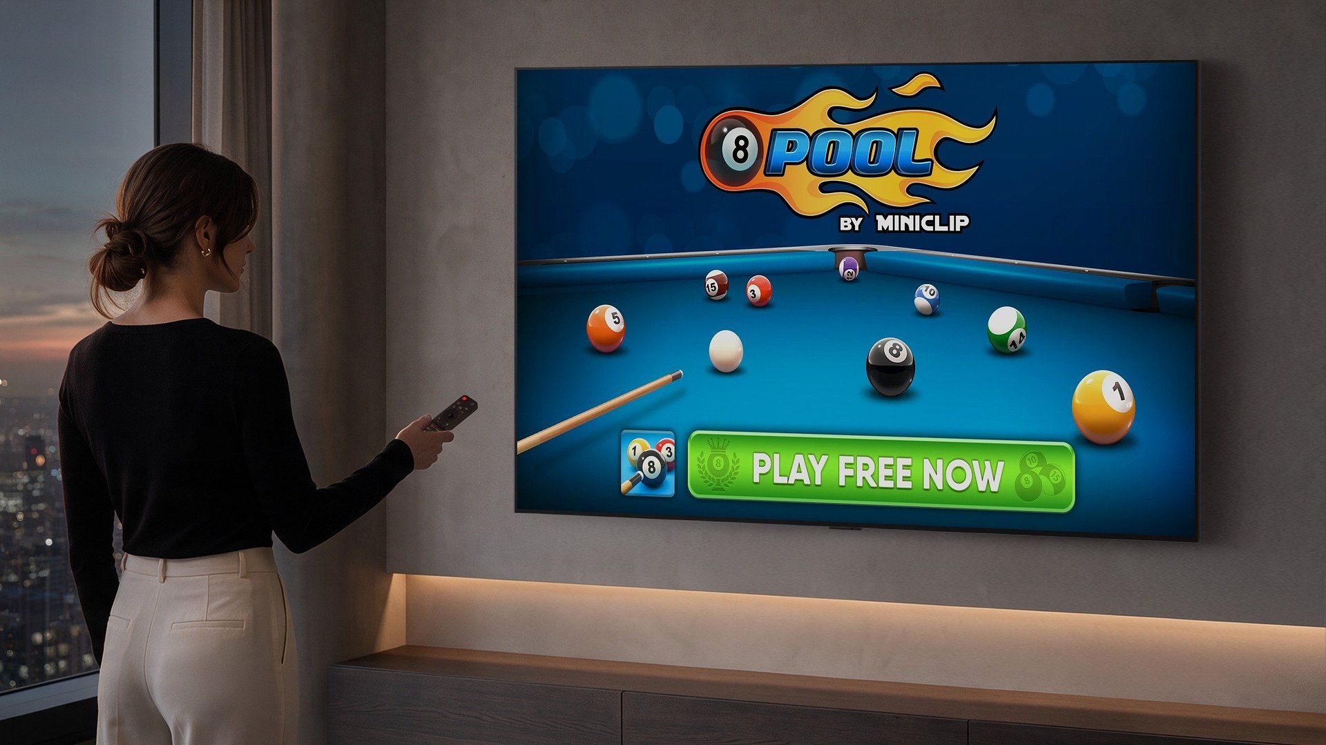 LG rozszerza ekosystem bezpłatnych gier, wprowadzając po raz pierwszy hitową grę „8 Ball Pool" na ekrany telewizorów