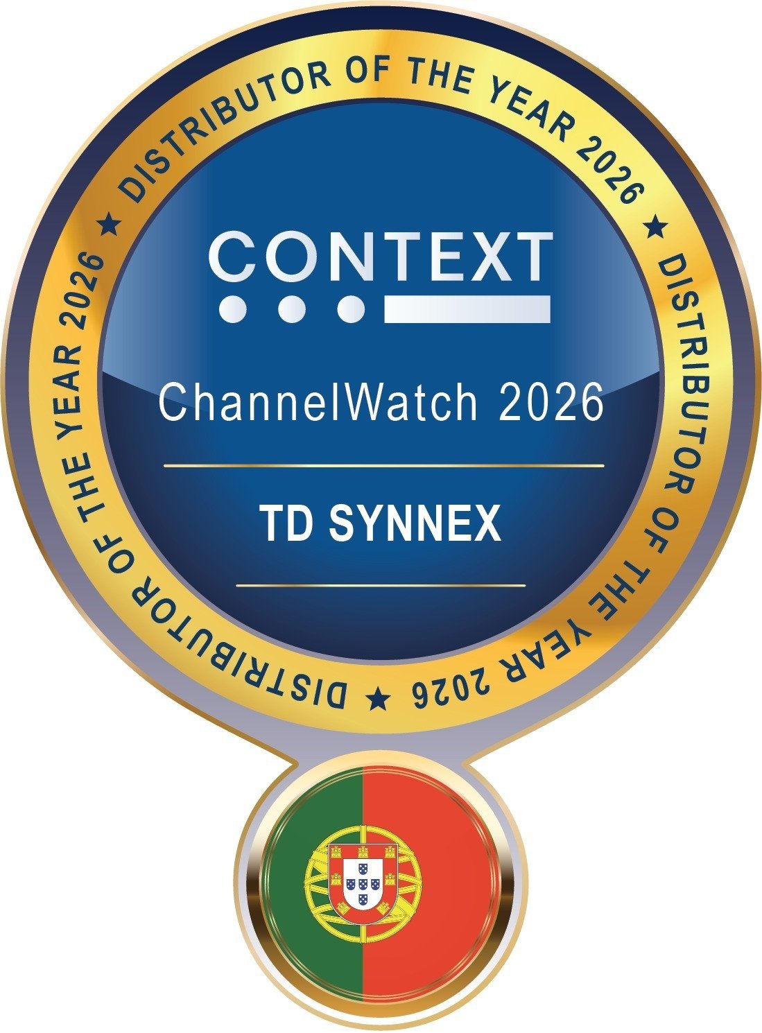 CONTEXT anuncia TD SYNNEX Portugal como vencedora do prémio ChannelWatch Distributor of the Year 2026