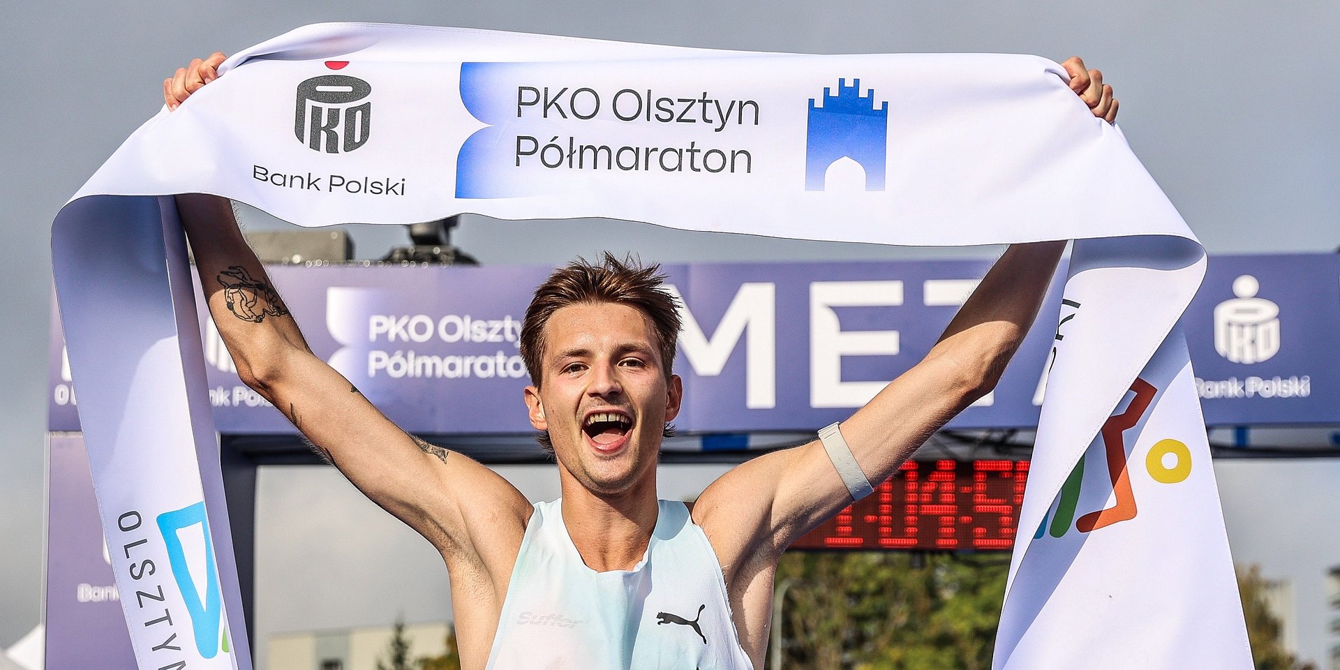 Aleksii Pysarev zwycięzcą pierwszego PKO Olsztyn Półmaratonu