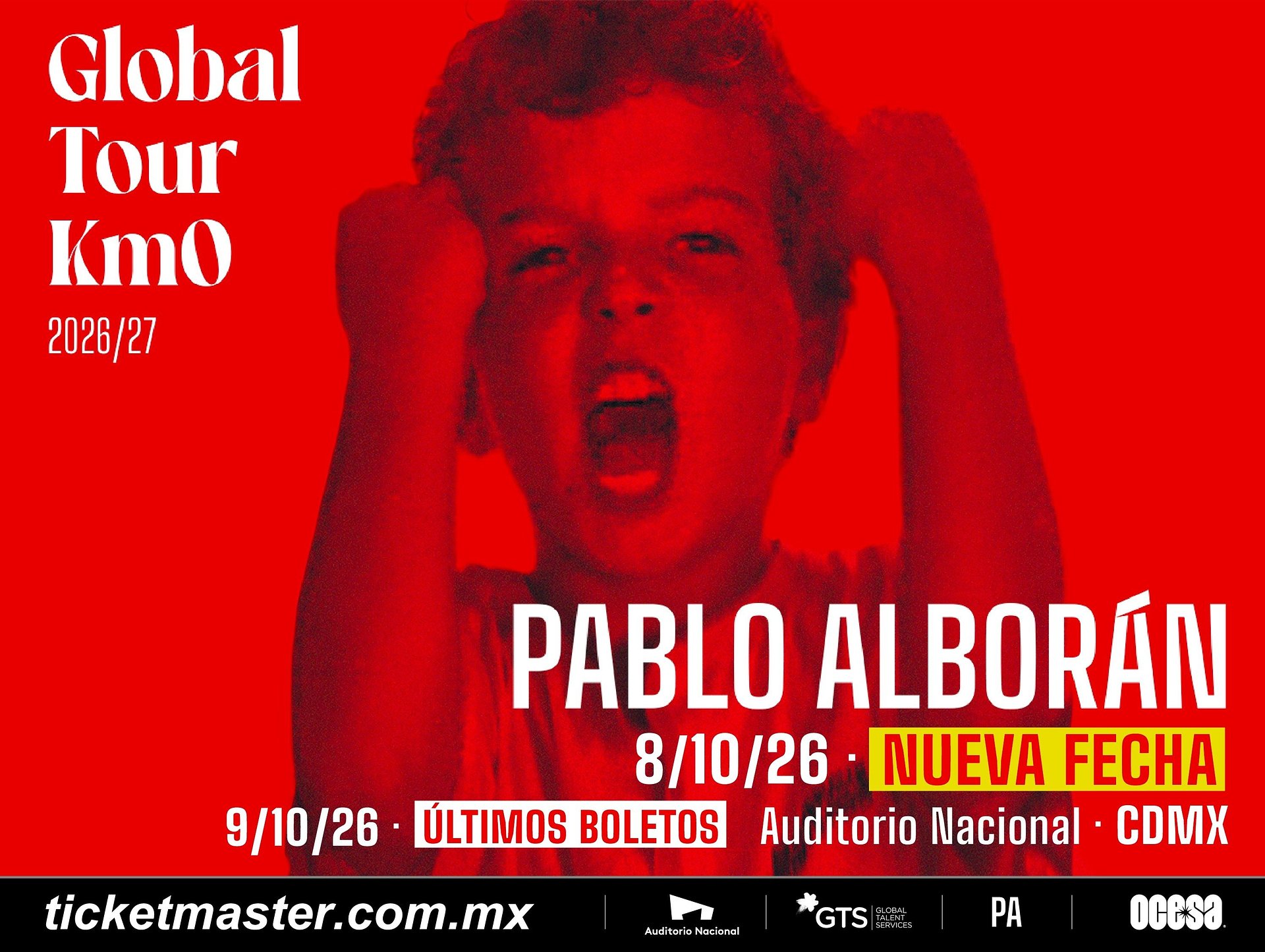 Invitación Conferencia de Prensa Pablo Alborán