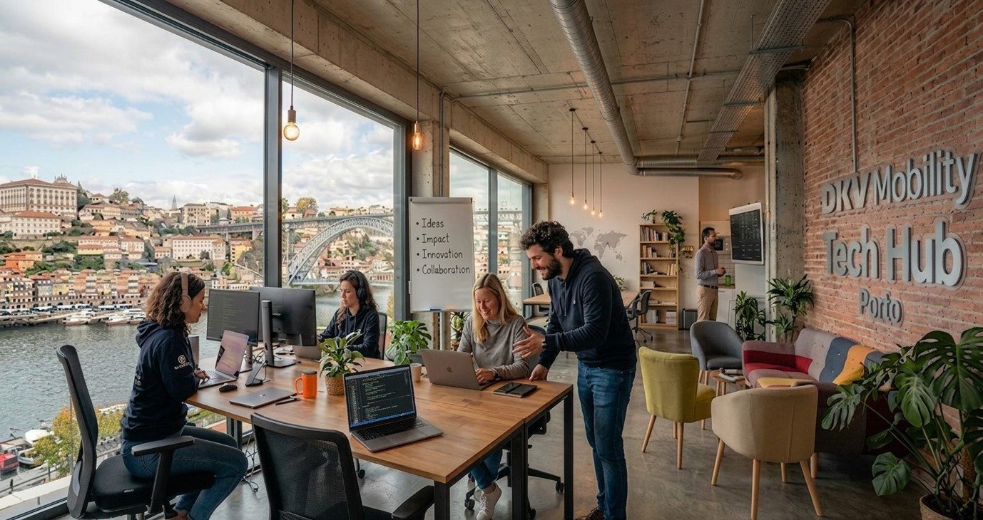 DKV Mobility cria Tech Hub no Porto: novo centro de competências em dados e IA vai acelerar inovação e crescimento
