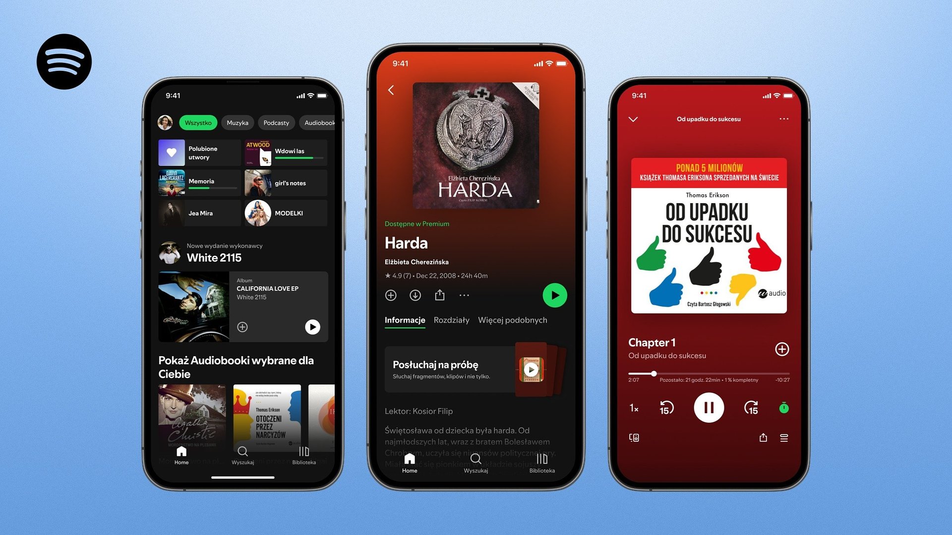 Spotify stanie się globalną platformą książkową