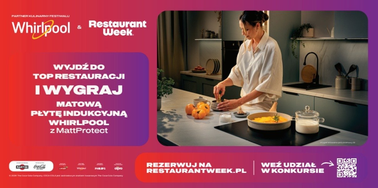 Jesień smakuje najlepiej poza domem. RestaurantWeek® i Whirlpool zapraszają na wspólne wieczory