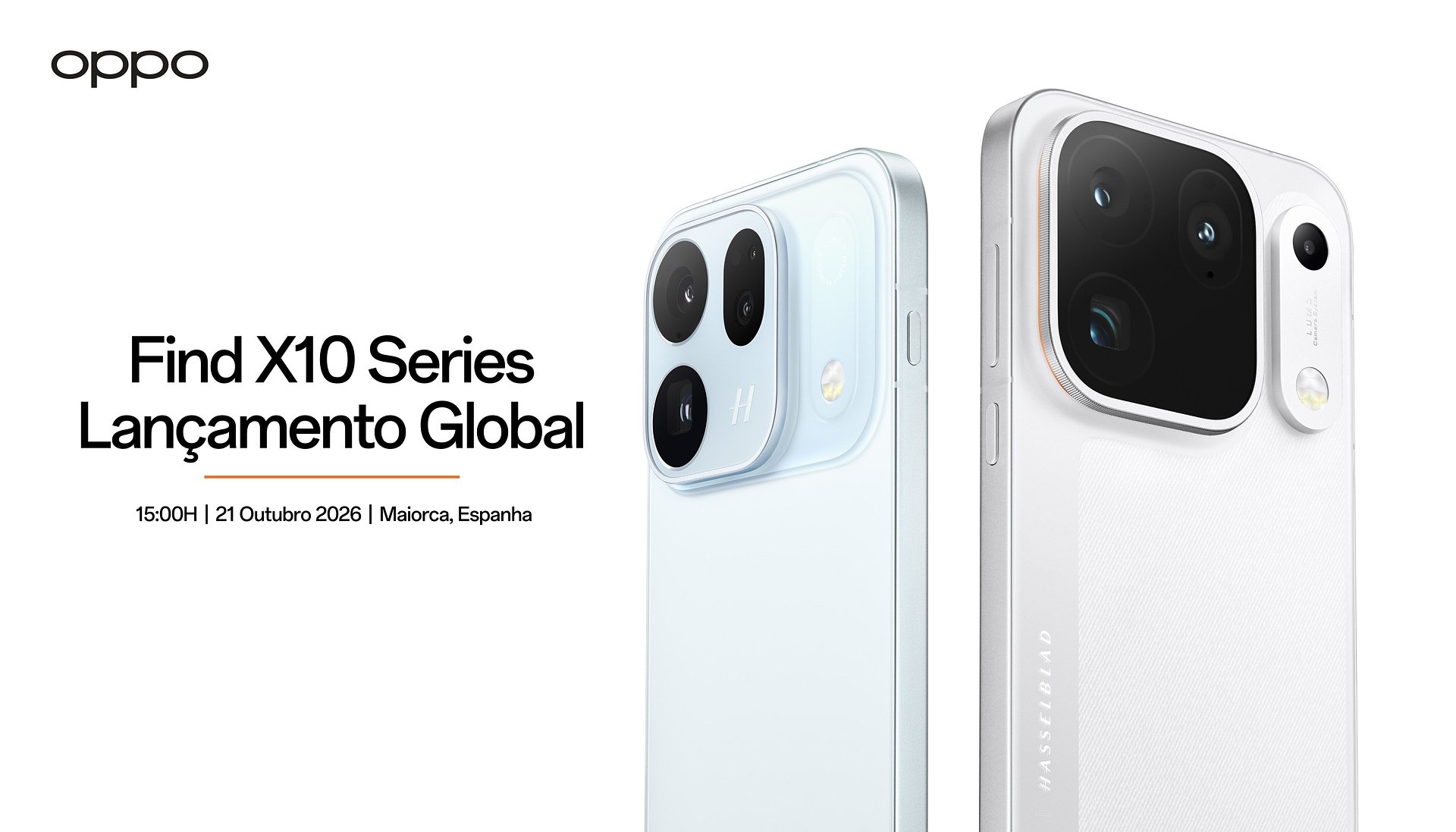 Série OPPO Find X10 será lançada globalmente a 21 de outubro, com tecnologia de imagem True-to-Life de última geração