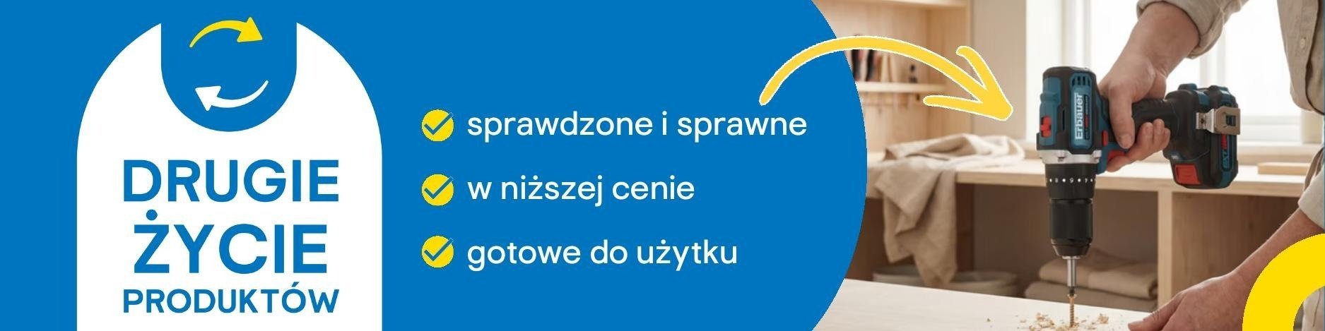 Sprawdzony sprzęt nawet 60% taniej. „Drugie życie produktów” w Castoramie