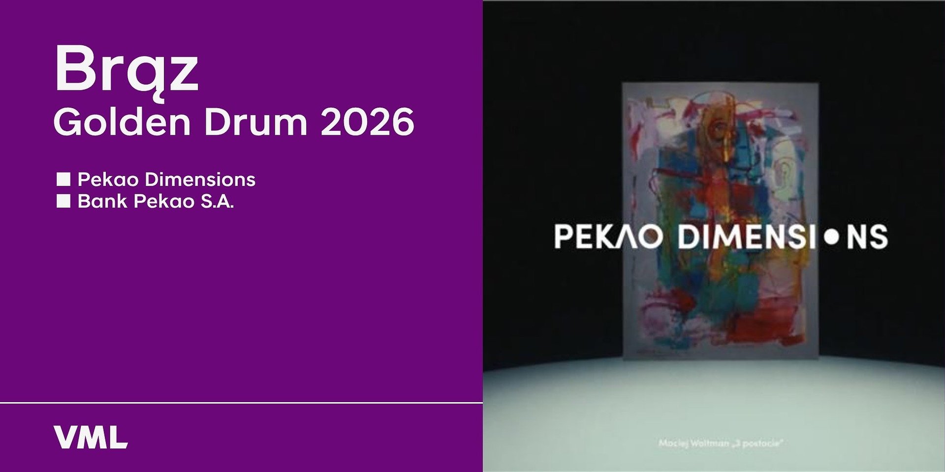 Pekao Dimensions z nagrodą Golden Drum