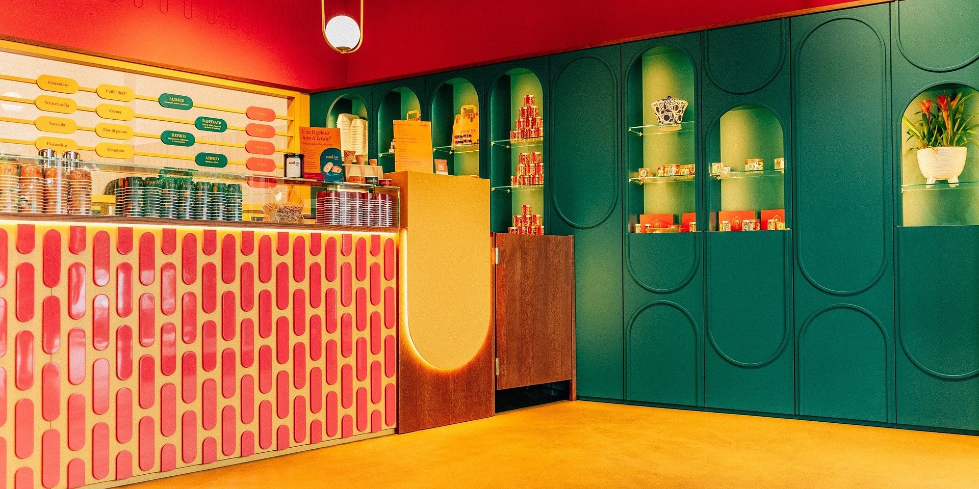 CGF Design realizza il progetto di GELATERIA COOL.TO: il design che racconta un'identità