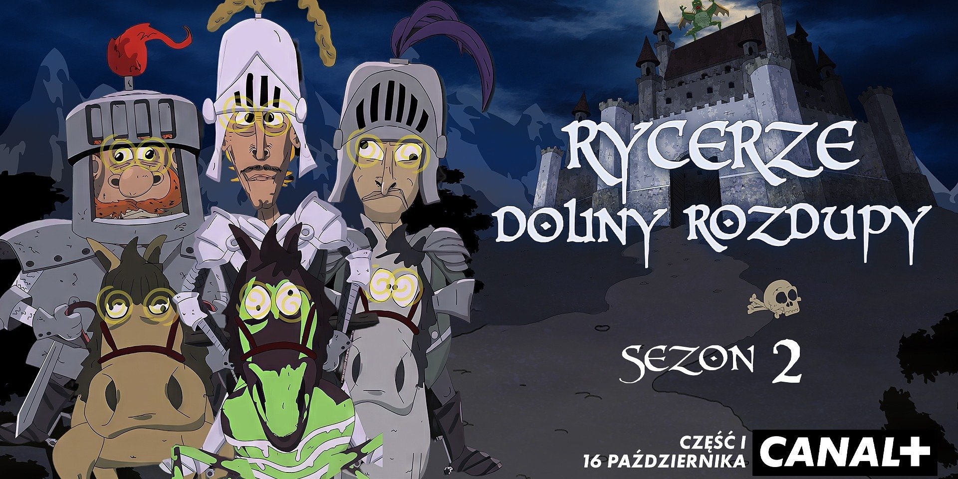 Polska animacja dla dorosłych wraca z nowym sezonem. „Rycerze z Doliny Rozdupy” ponowie w CANAL+ od 16 października
