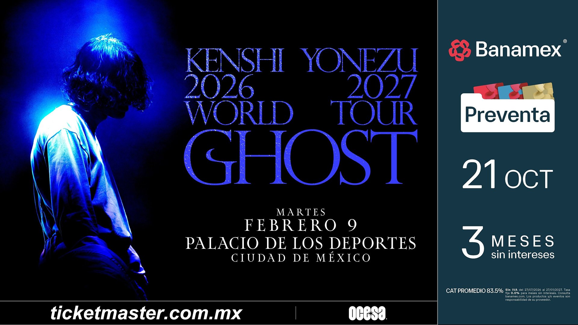 KENSHI YONEZU ANUNCIA FECHAS EN NORTEAMÉRICA, ASIA, EUROPA Y EL REINO UNIDO DE SU GHOST WORLD TOUR