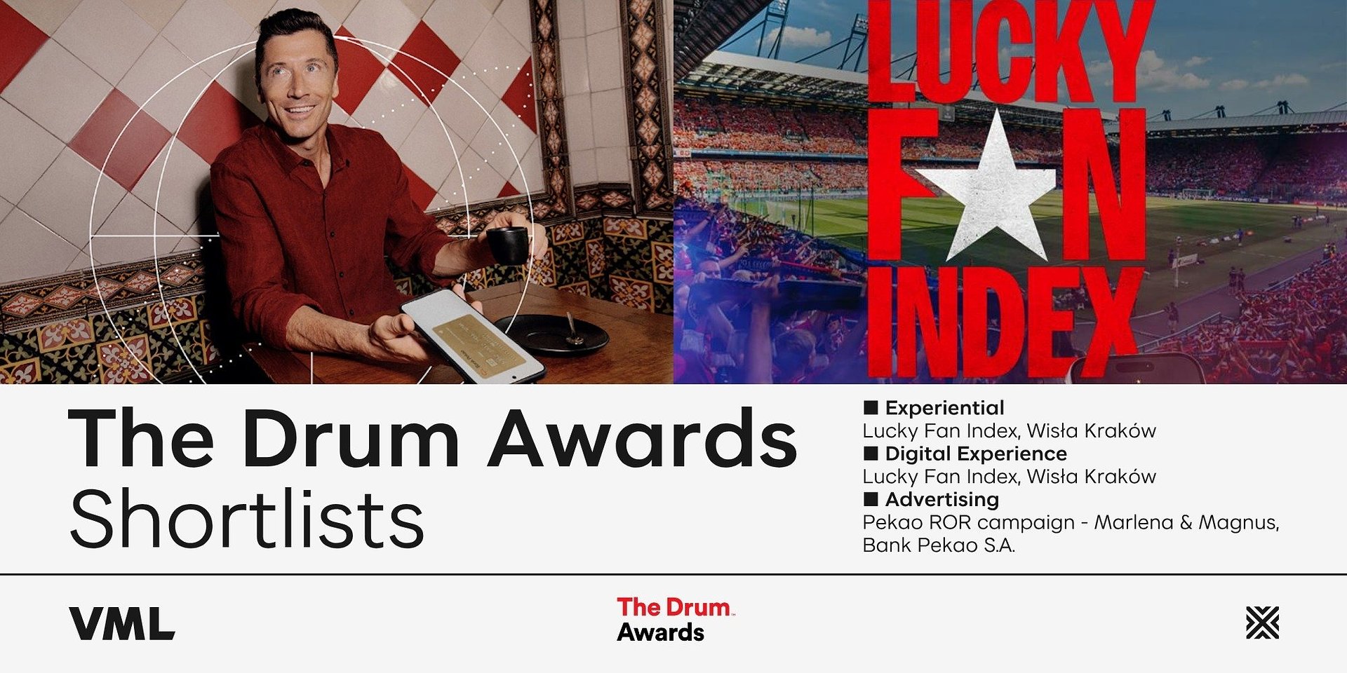 VML z trzema nominacjami The Drum Awards