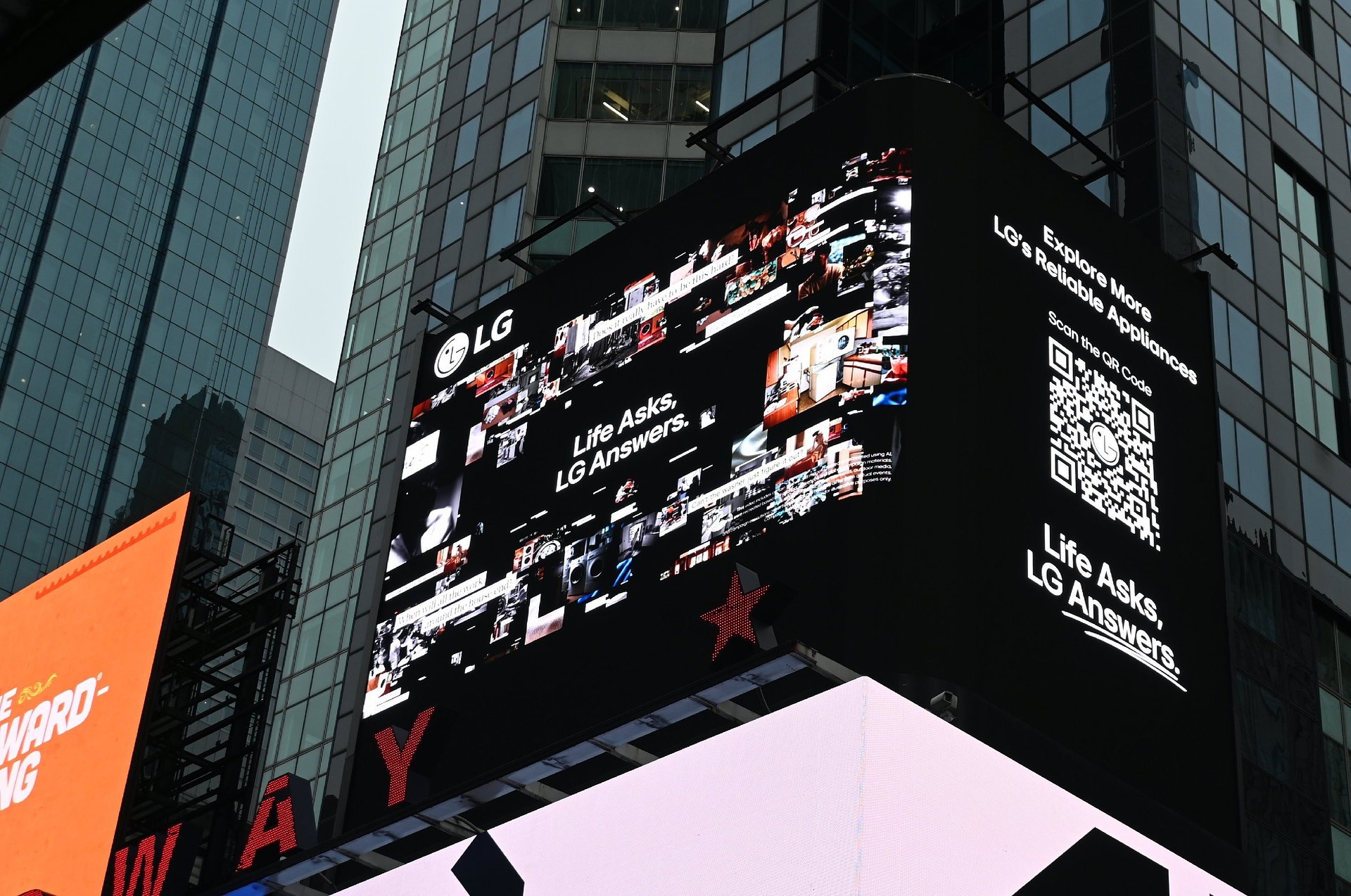 LG Electronics przenosi swoją tradycję innowacji skoncentrowanych na kliencie na Times Square