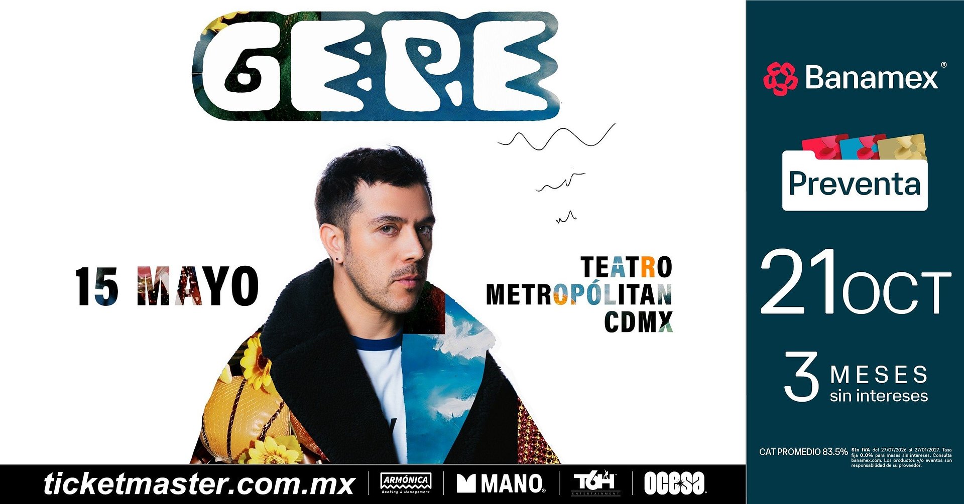 TRAS EL LANZAMIENTO DE ORO, GEPE LLEGA A CDMX CON UNA PRESENTACIÓN ÍNTIMA