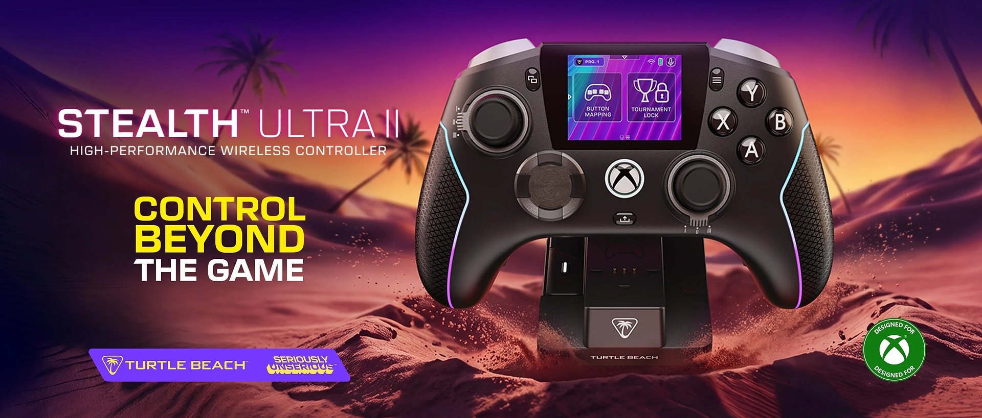 Pad z ekranem dotykowym, drążkami TMR i 8000 Hz. Turtle Beach prezentuje flagowy Stealth Ultra II