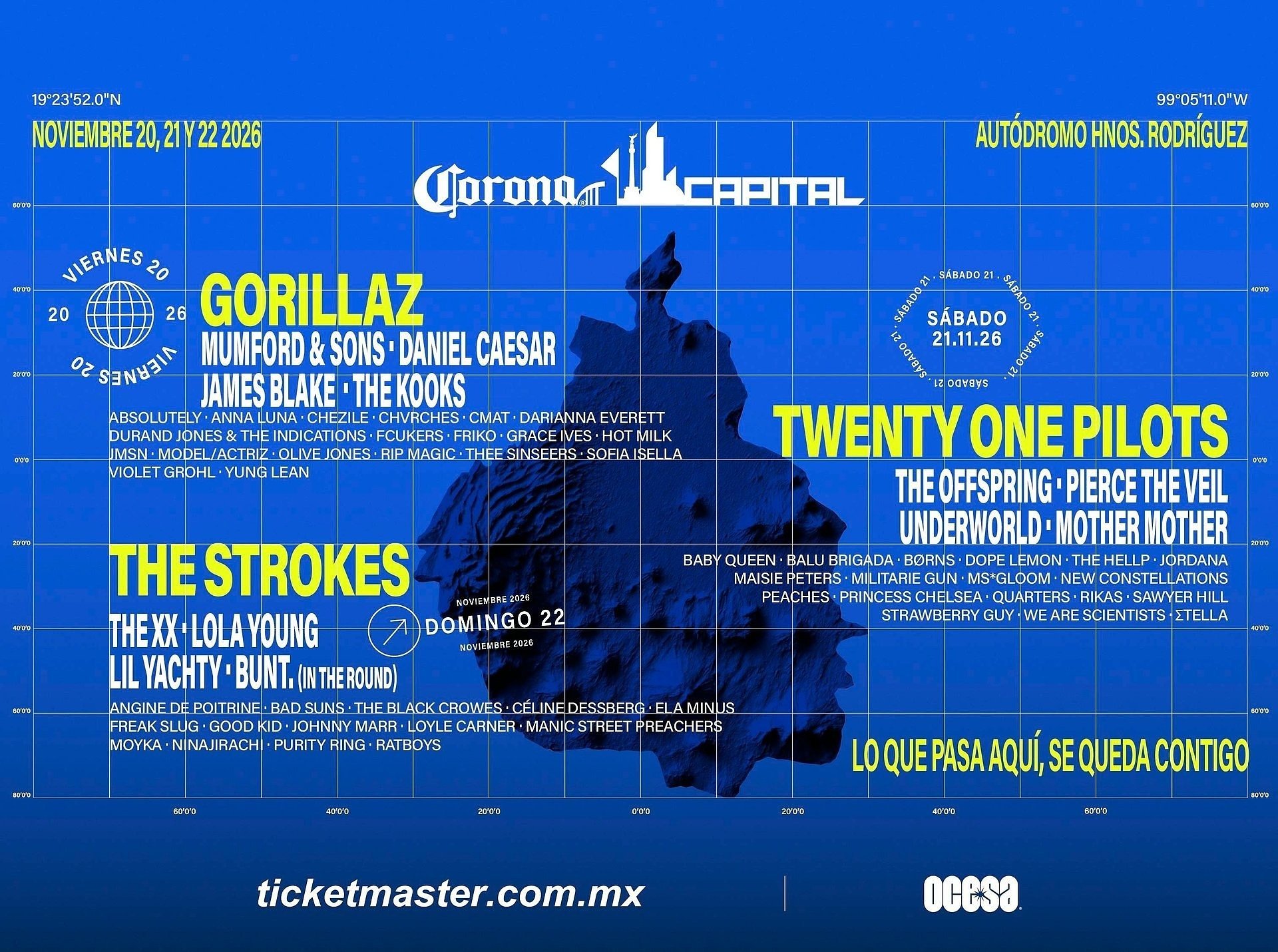 Corona Capital suma más de 3 millones de asistentes desde 2010;Grupo Modelo y OCESA destacan su impacto en la Ciudad de México.